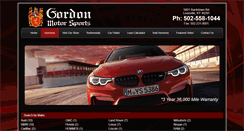Desktop Screenshot of gordonmotorsports.net